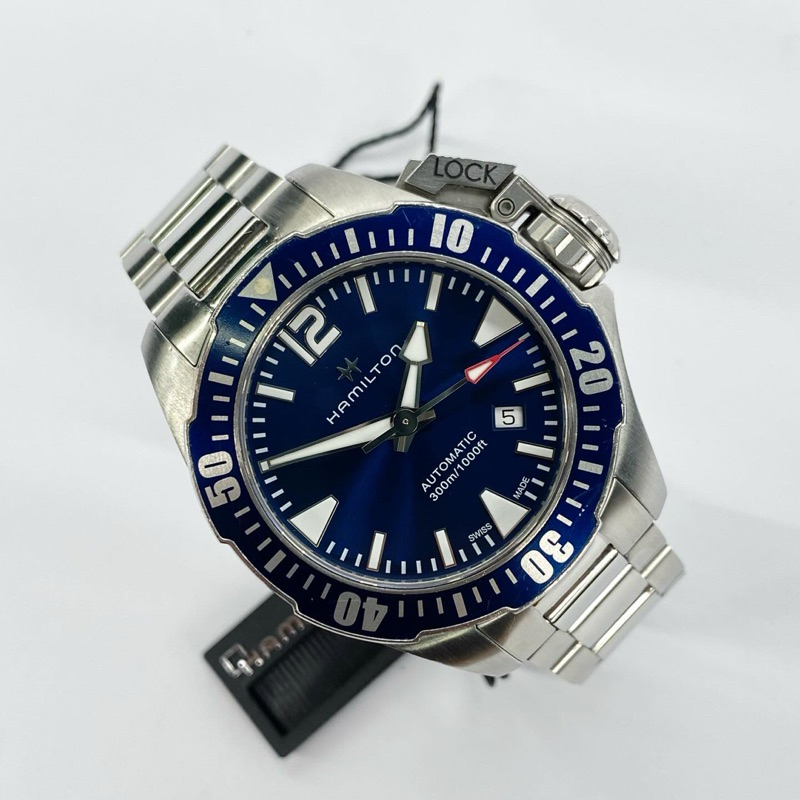 Hamilton Khaki Navi Frogman Blue Fullshet