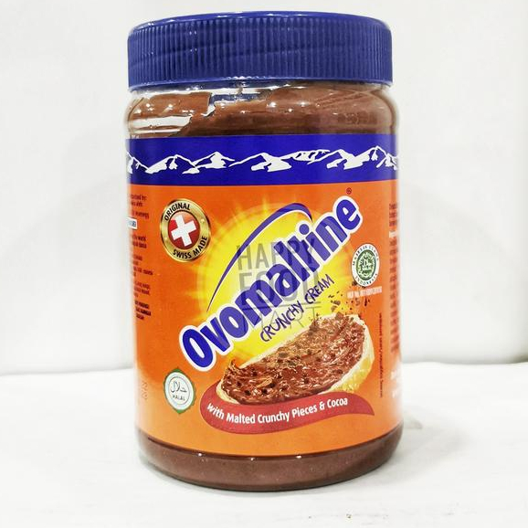 

[BPOM RI] OVOMALTINE CRUNCHY CREAM 680G/SELAI CRUNCHY/FILLING ROTI/SELAI ROTI COKLAT KRISPI