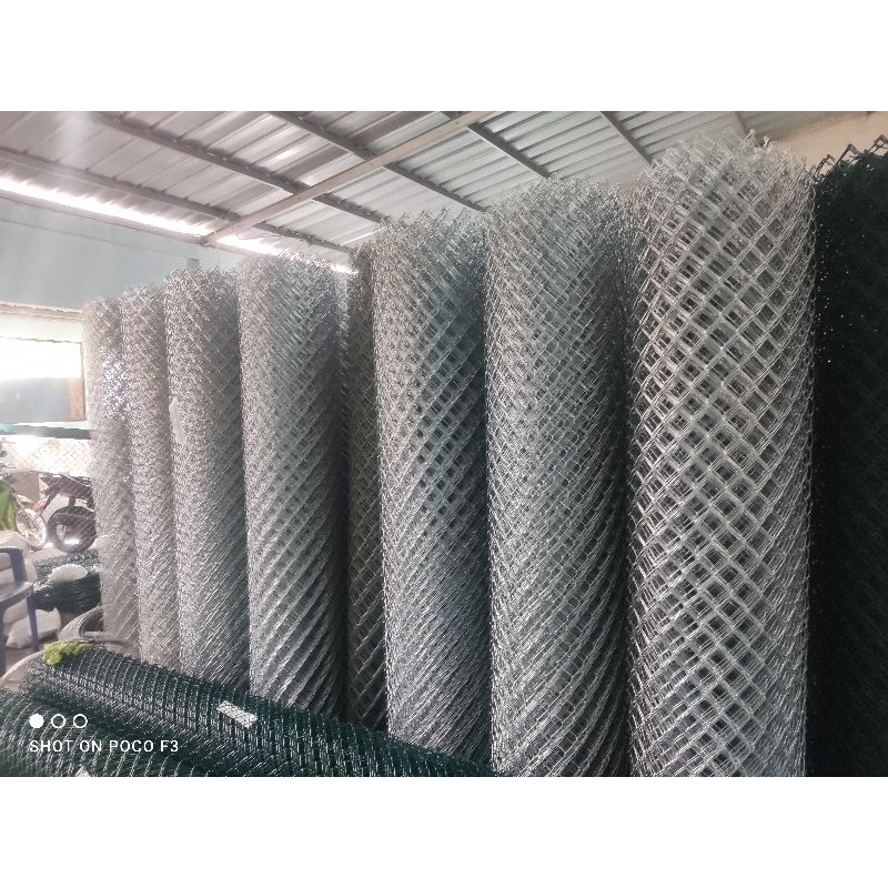 kawat harmonika galvanis tebal 1,6 mm Tinggi 2 m x 30 m harga per roll