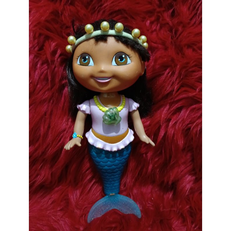 Boneka dora mermaid original mattel preloved mekanik on