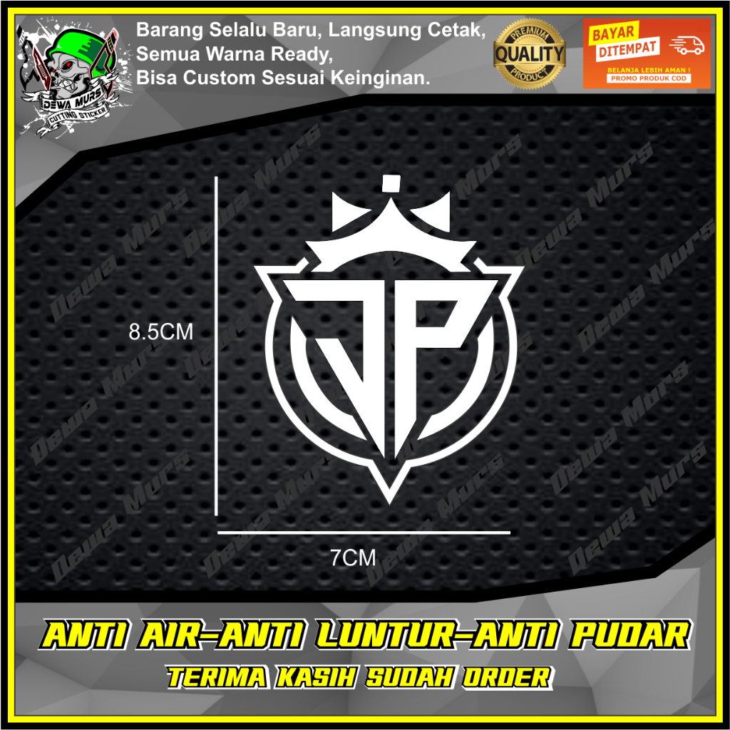 Cutting Sticker LOGO JP MAHKOTA