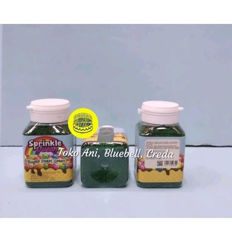 

Sprinkle green nonpareils, botol 100gr (GRN3132-R2)