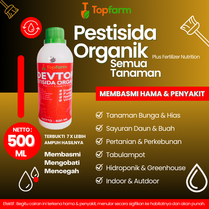 Pestisida Organik Cair / Pestisida Pembasmi Hama Organik / Pestisida Organik Semprot / Pestisida Org