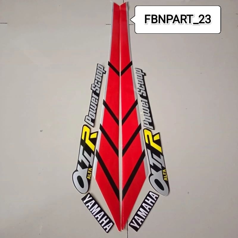 STRIPING VARIASI YAMAHA ALFA / STICKER LIST VARIASI MOTOR YAMAHA ALFA