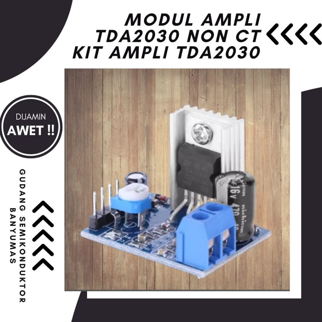 MODUL AMPLI TDA2030 NON CT KIT AMPLI TDA2030 MODUL AMPLI 12VOLT MONO