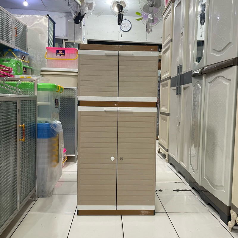 Lemari Club Susun 3 / CFT Club / Grand Mini Kunci / Lemari Plastik / Almari / Lemari Murah