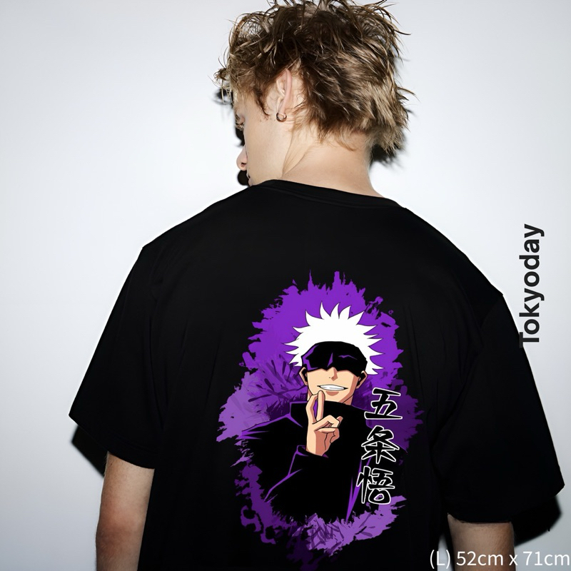 Kaos Jujutsu Kaisen GOJO SATORU / Kaos Anime Jujutsu Kaisen
