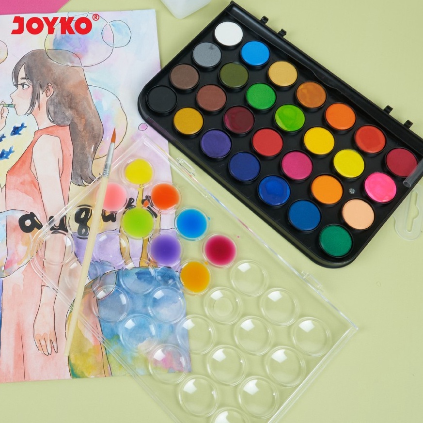 

Produk Terkini.. Joyko Watercolor Set 16/28 - Cat Air Joyko Set 16/28 Warna 35