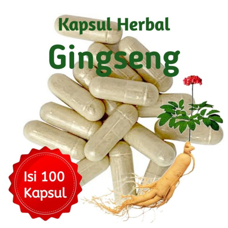 

Kapsul Herbal Kapsul Gingseng Isi 100 Kapsul Herbal