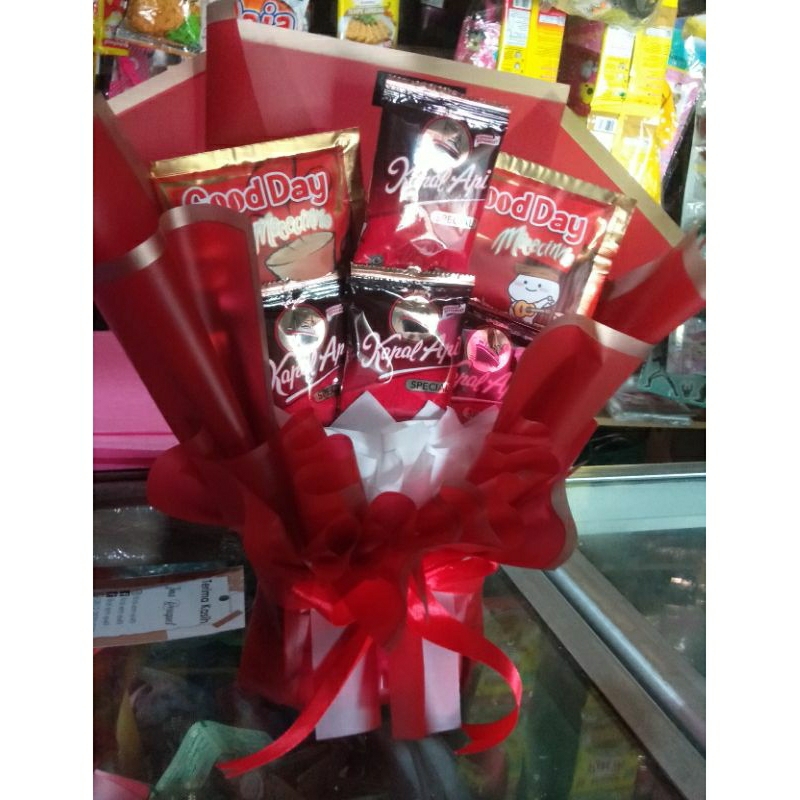 

buket murah/buket kopi/bisa request/isinya