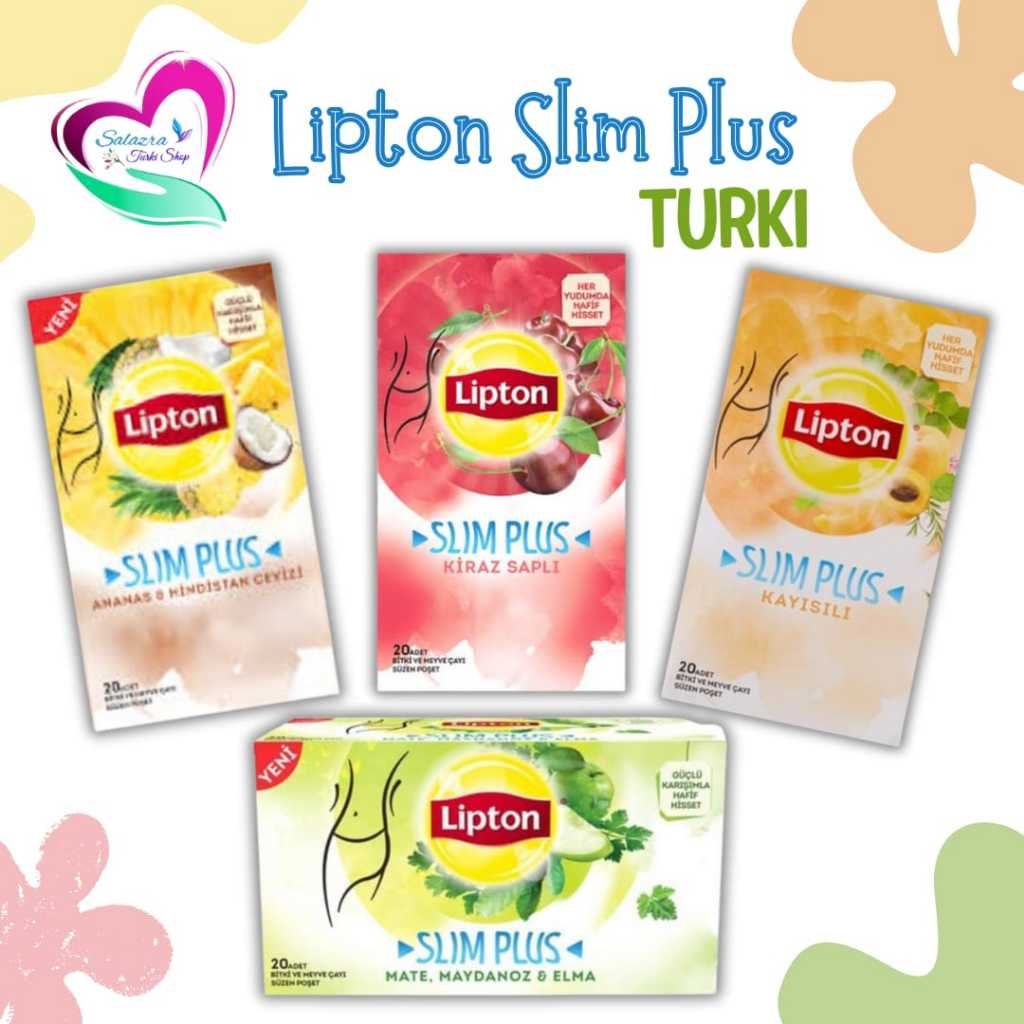 

LIPTON SLIM PLUS TURKI ORI Slimming Tea Turki | Teh Diet Lipton Turki Murah | Lipton Matcha