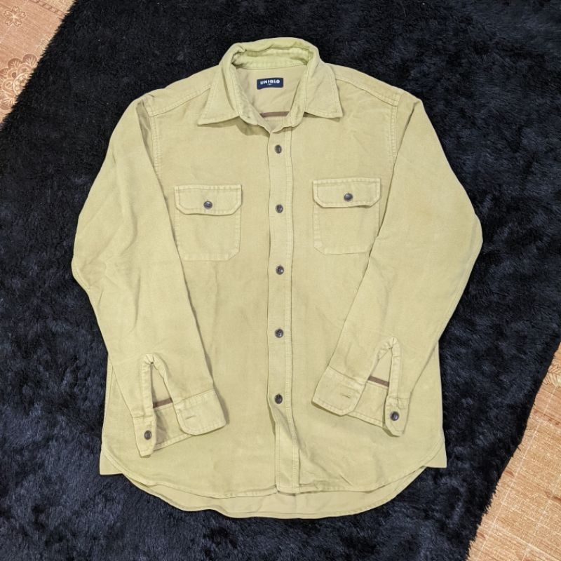 Kemeja Flanel UNIQLO Original jpn