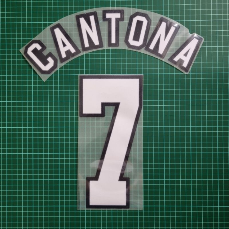 NAMESET JERSEY CANTONA MAN UNITEDD HOME 1996 / 1997