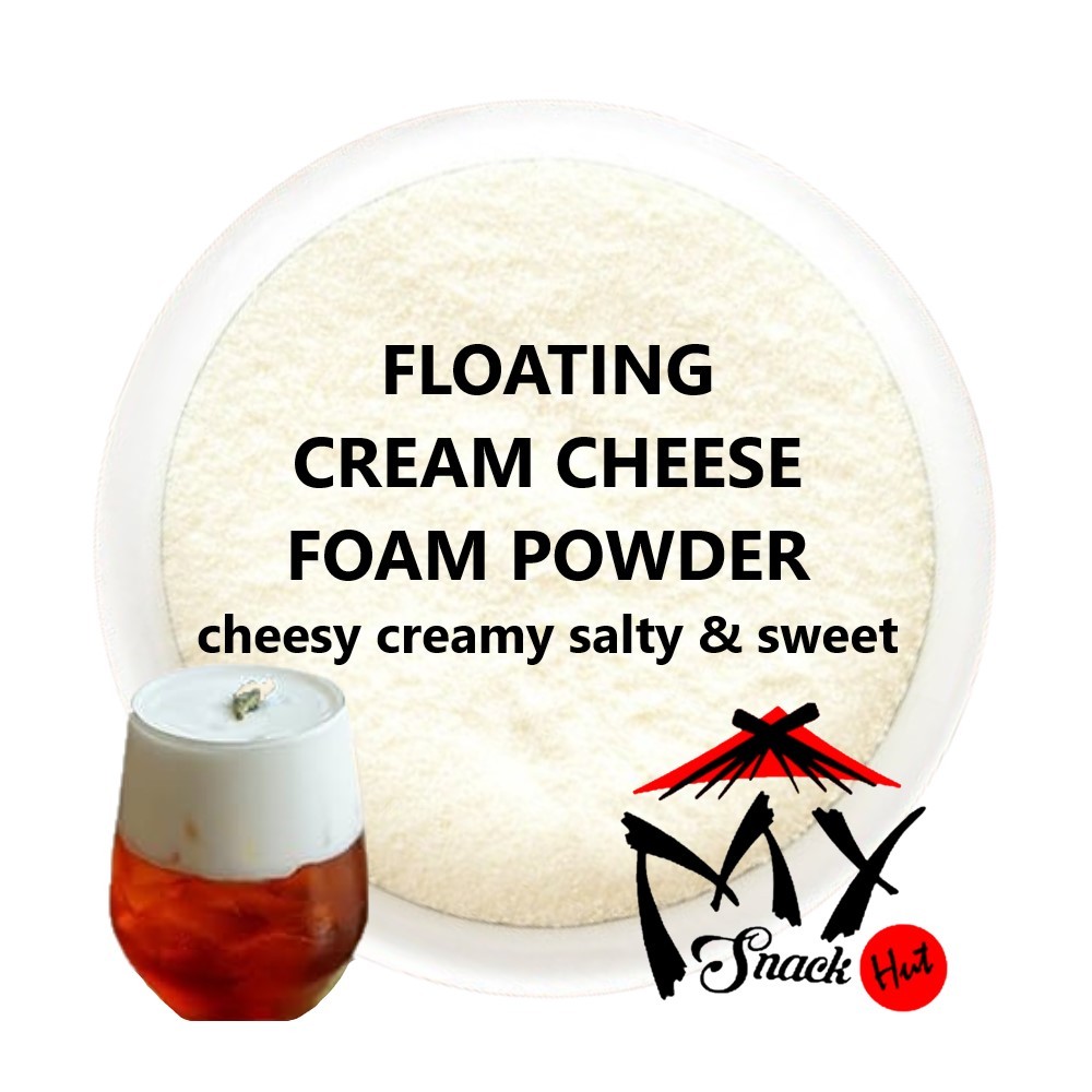 

FLOATING CHEESE FOAM POWDER 100GR BUBUK CHIS KRIM CREAM ASIN MANIS TOPPING SALT SWEET MACHIATO TEA