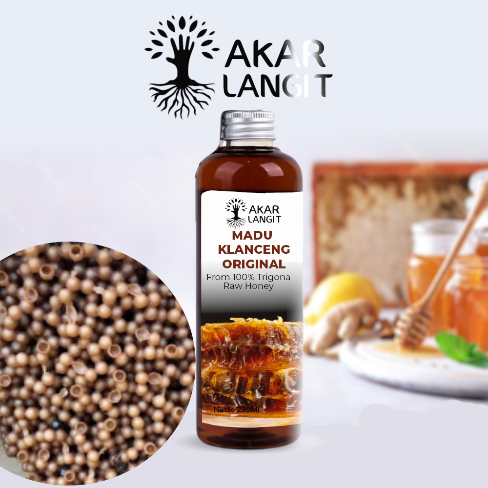 

Madu Murni Klanceng 250ML Akarlangit Series Raw Honey Madu Asli