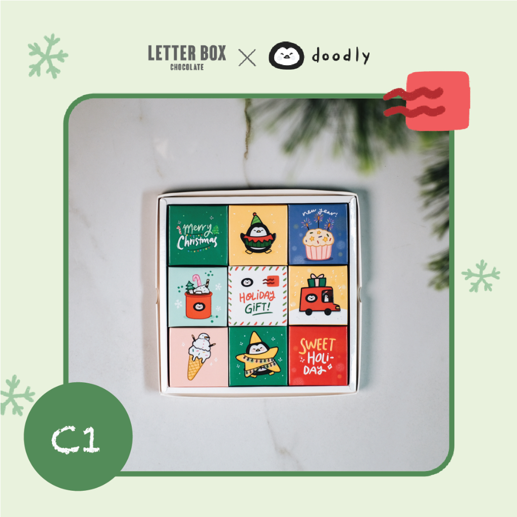 

Letter Box - Hadiah Natal hocolate Christmas 3x3