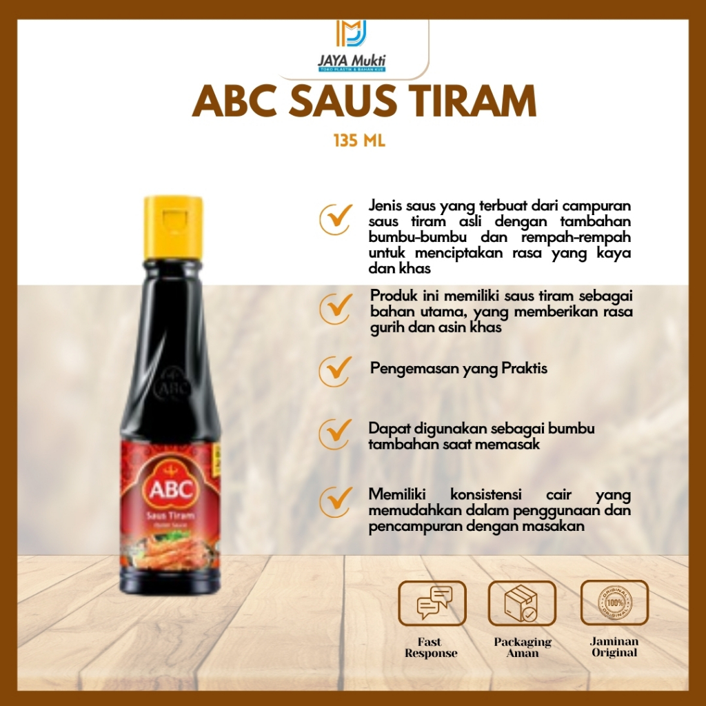

ABC Saus 135 ml Kemasan Praktis dan Ekonomis