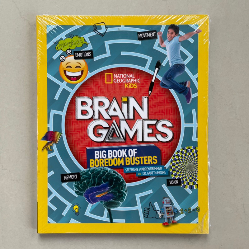 Buku ORI | NG Kids Brain Games Big Book of Boredom Busters | National Geographic Nat Geo Import
