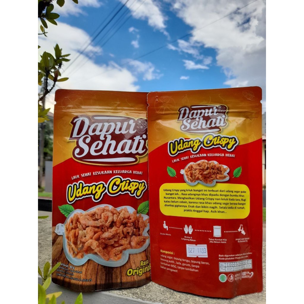 

udang crispy/udang kremes/lauk instan/dapur sehati