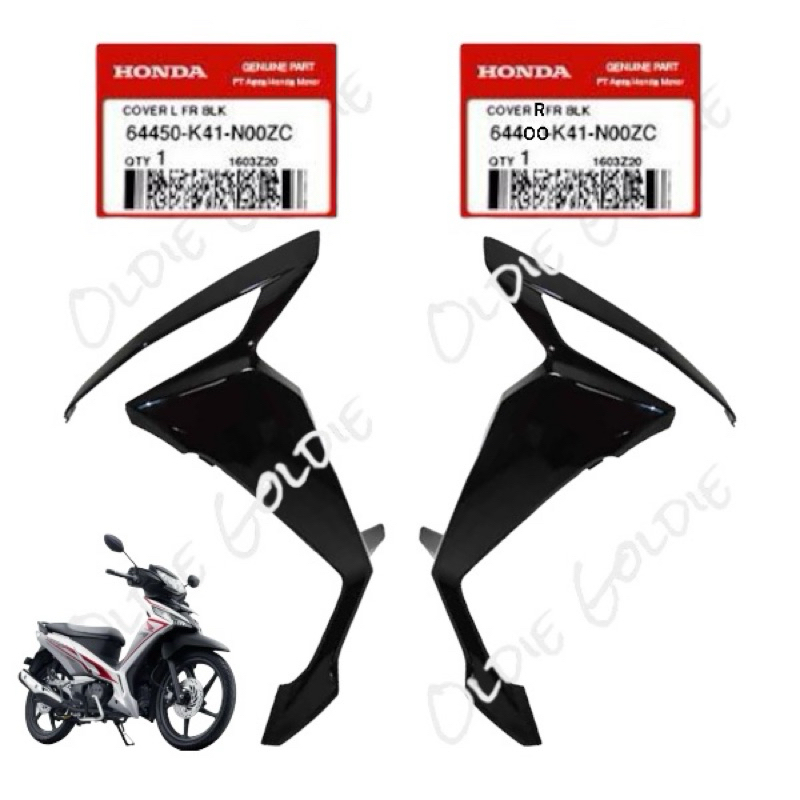 64450-K41-N00ZC 64400-K41-N00ZC Cover Sayap Kiri atau Kanan Supra X 125 Fi New 2014