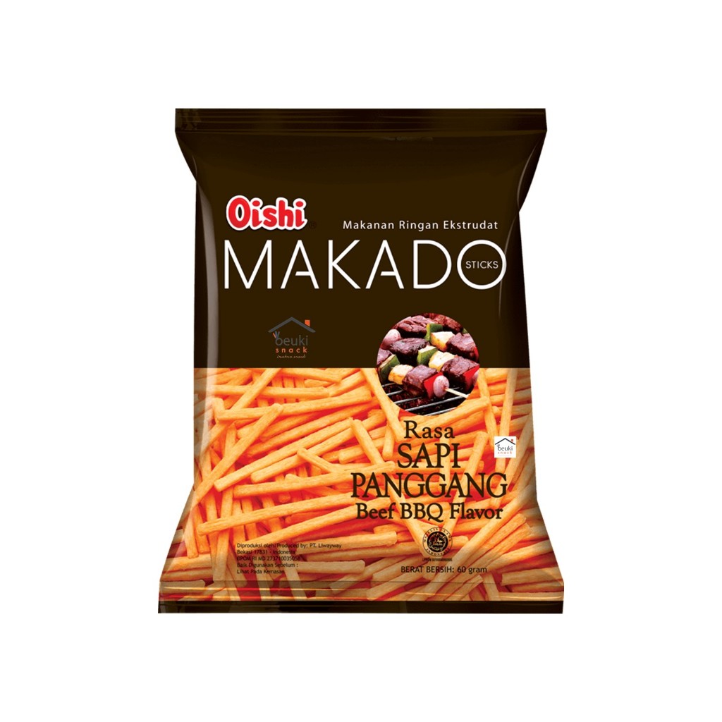 

Makado Sapi Panggang Makanan Ringan dari Oishi