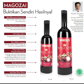 Magozai Antioksidant / Jus manggis ASLI