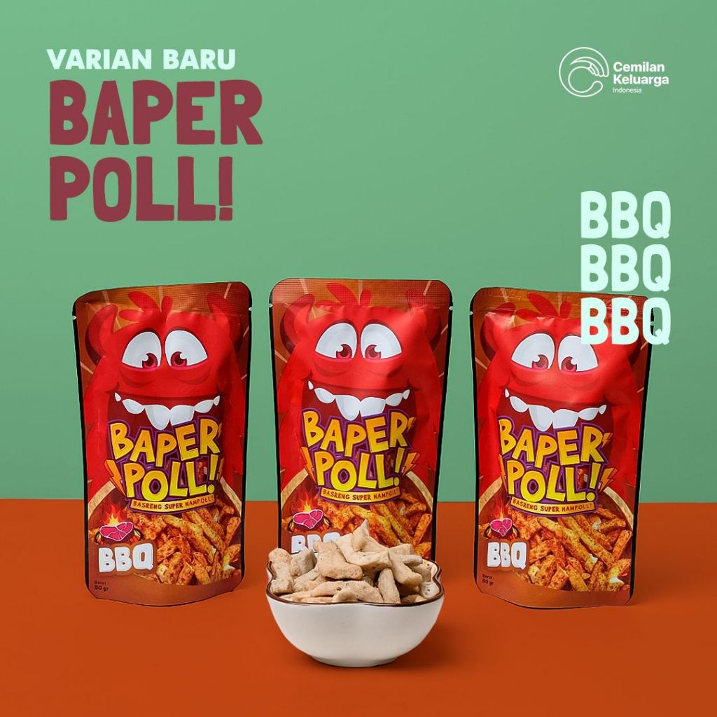 

Baper Basreng Super Pedas (50 gram) Jajanan Viral Renyah Gurih Cemilan Kekinian Snack Keluarga Indonesia