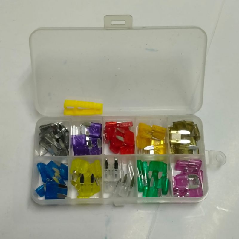sekring tancap fuse mobil model mini set 100pcs termurah
