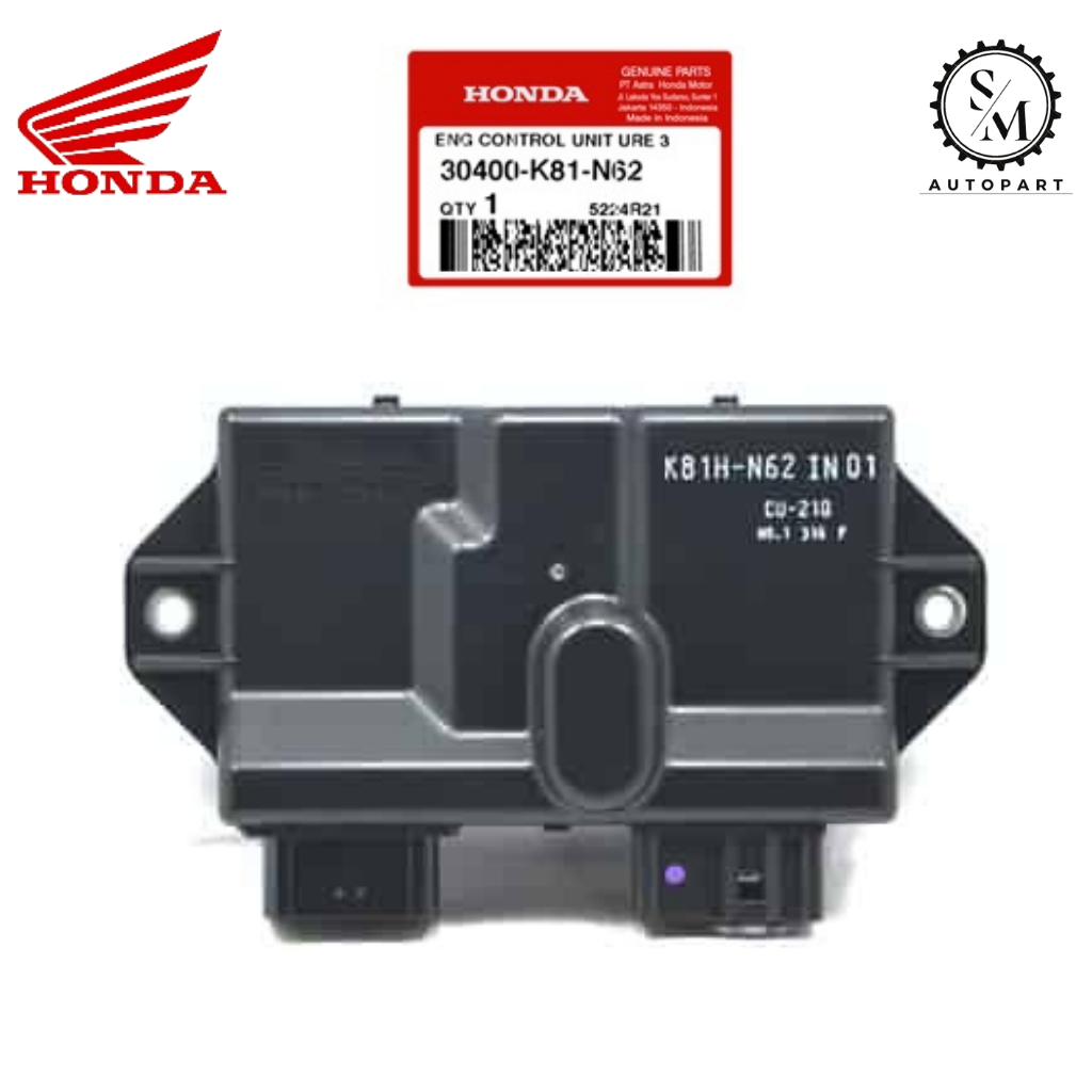 30400-K81-N62 Ecm Ecu Cdi Motor Honda BeAT Esp 30400K81N62