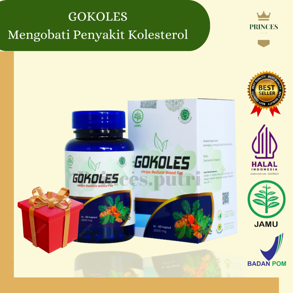 GOKOLES ASLI ORIGINAL 100 % GOKOLES OBAT KOLESTEROL OBAT HERBAL KOLESTEROL GOKOLES ORI