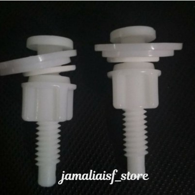 [MURAH] baut tutup closet toto i108 baut seat cover toilet kloset duduk