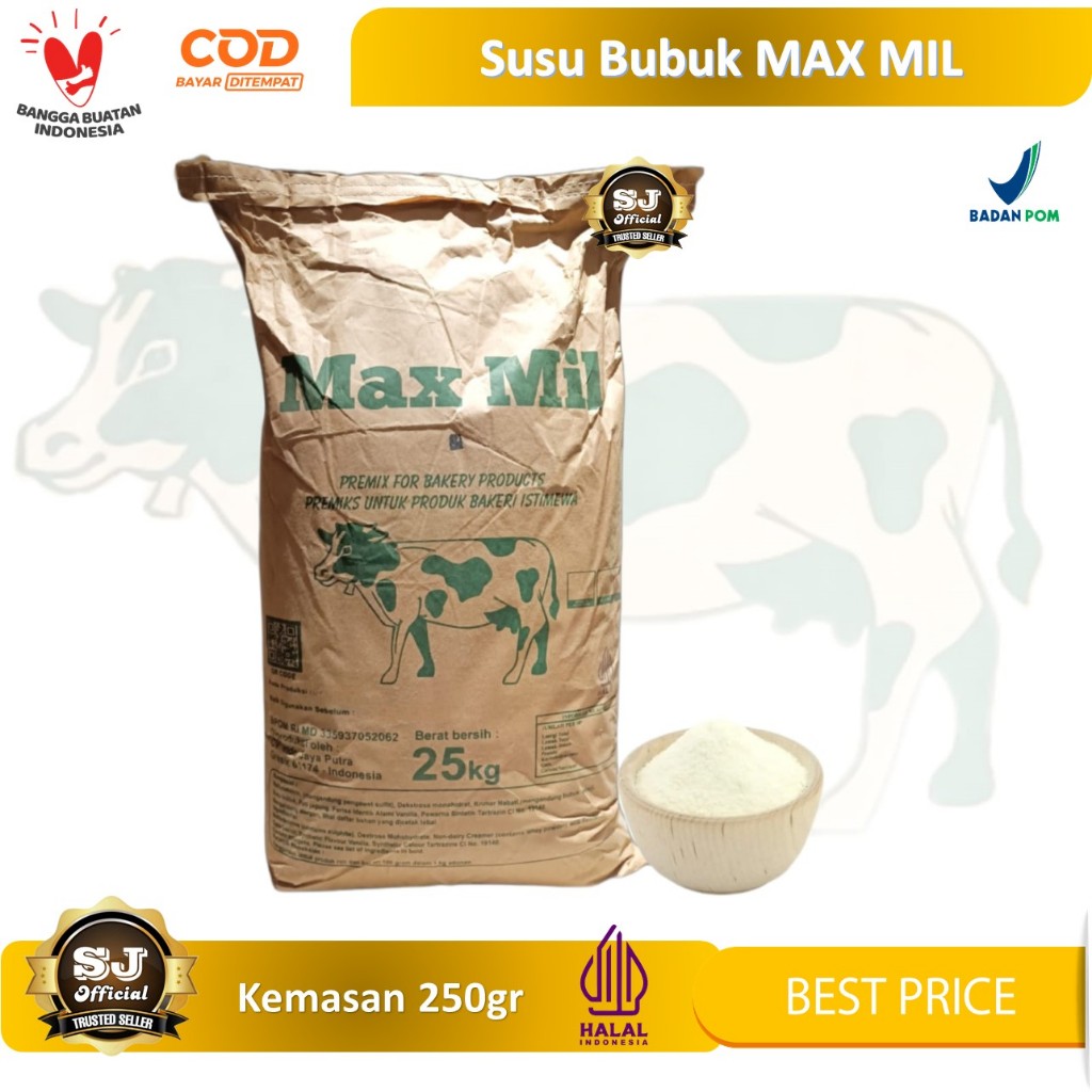 

Susu Bubuk MAX MIL 250gr / FULL Cream Milk Powder (MURAH & ENAK)