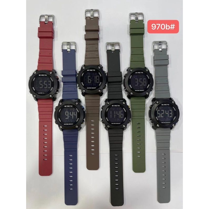 SS.id READY JAM TANGAN PRIA MIRETE DIGITAL/ JAM MIRETE PRIA TALI KARET.