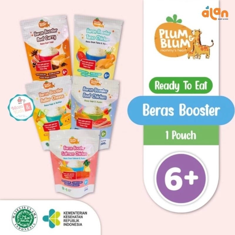 

Alan Baby Kids - Plum & Blum 6+ Beras Booster 200gr - Beras Booster Anak