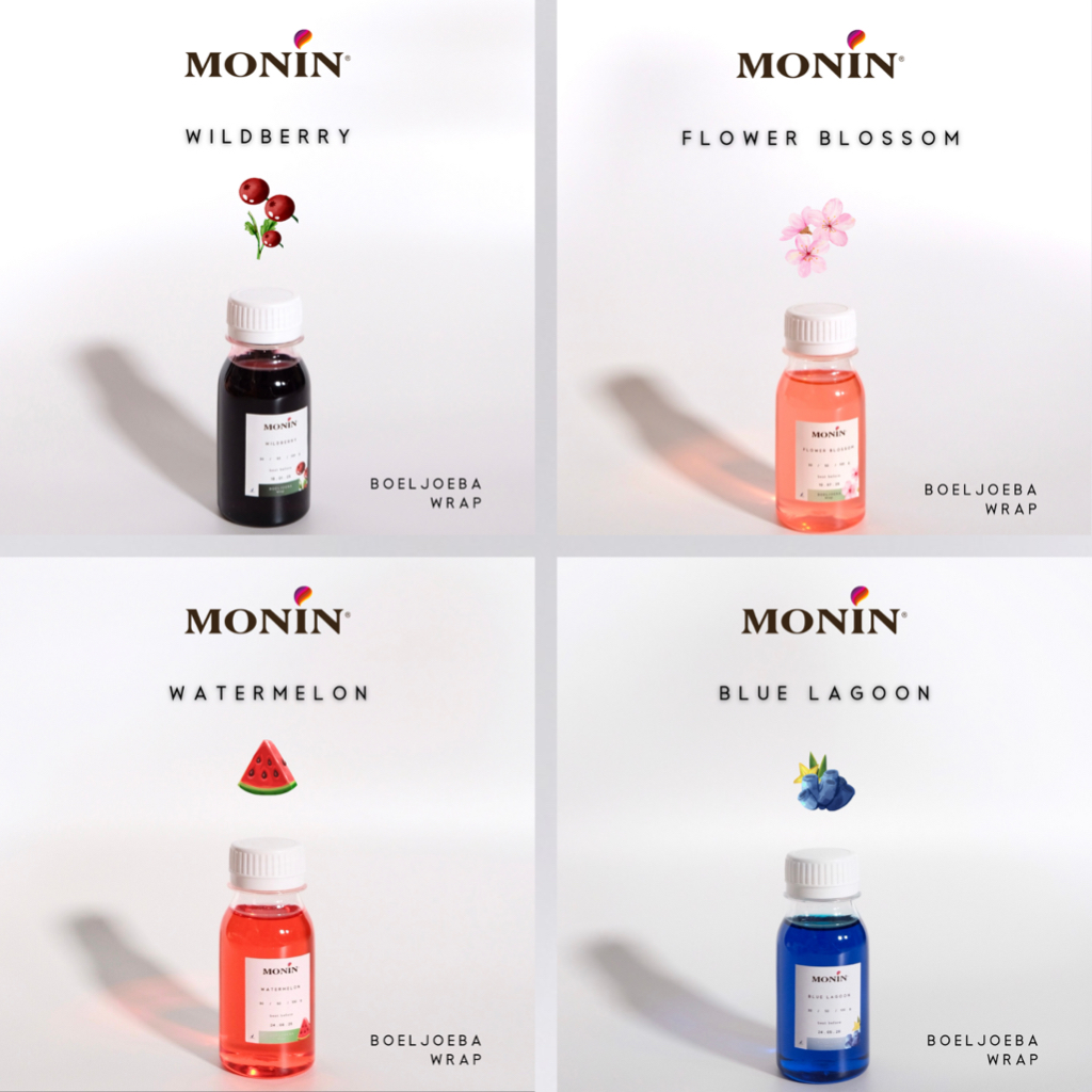 

Monin All Varian Fruit Syrup Repack [30, 50, 100] g - I