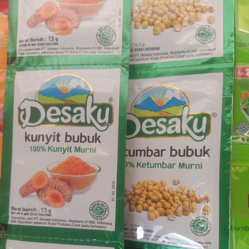 

desaku kunyit bubuk dan ketumbar bubuk