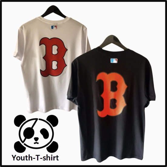 [Bestselling] BAJU KAOS MLB B BOSTON BASEBALL PUTIH PRIA DAN WANITA /