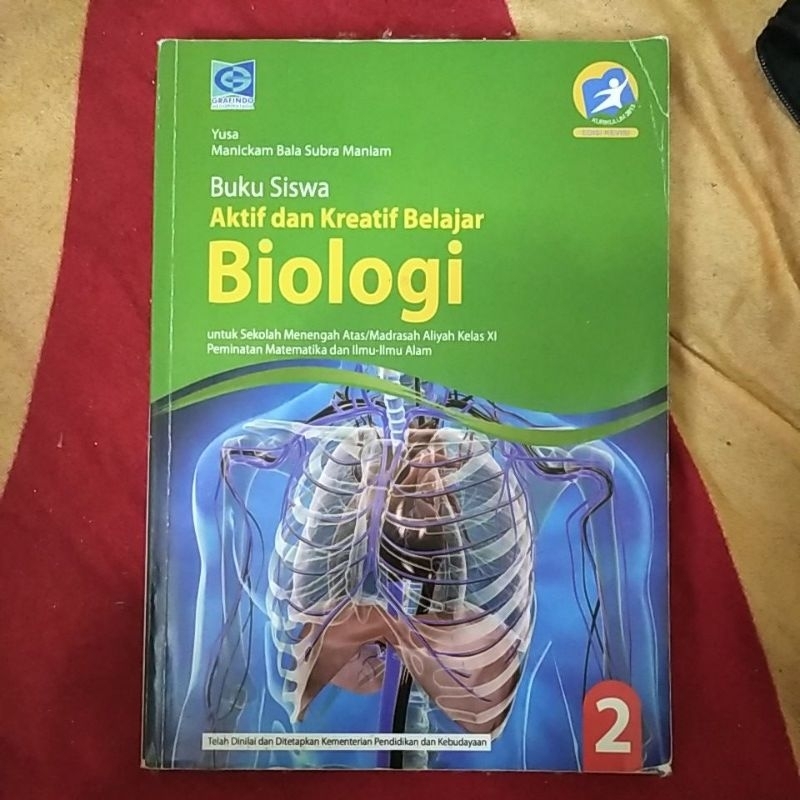 Buku Biologi SMA Kelas 2  Grafindo K13