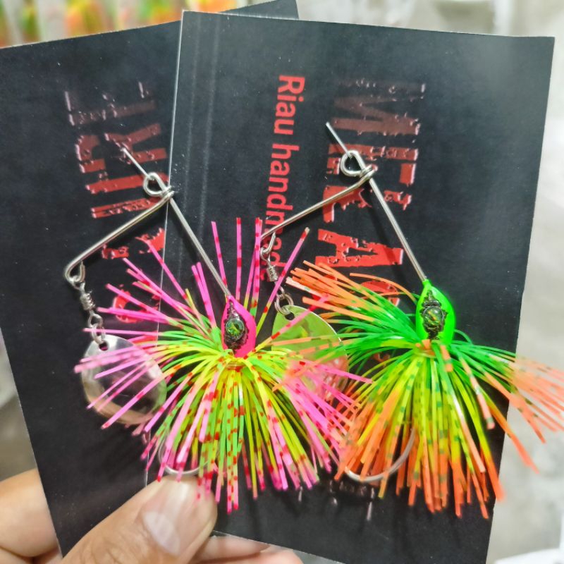 SPINER LURE SUPER MINI UL BERGETAR 8gram MELAS LURE I UMPAN CASTING IKAN GABUS DAN TOMAN