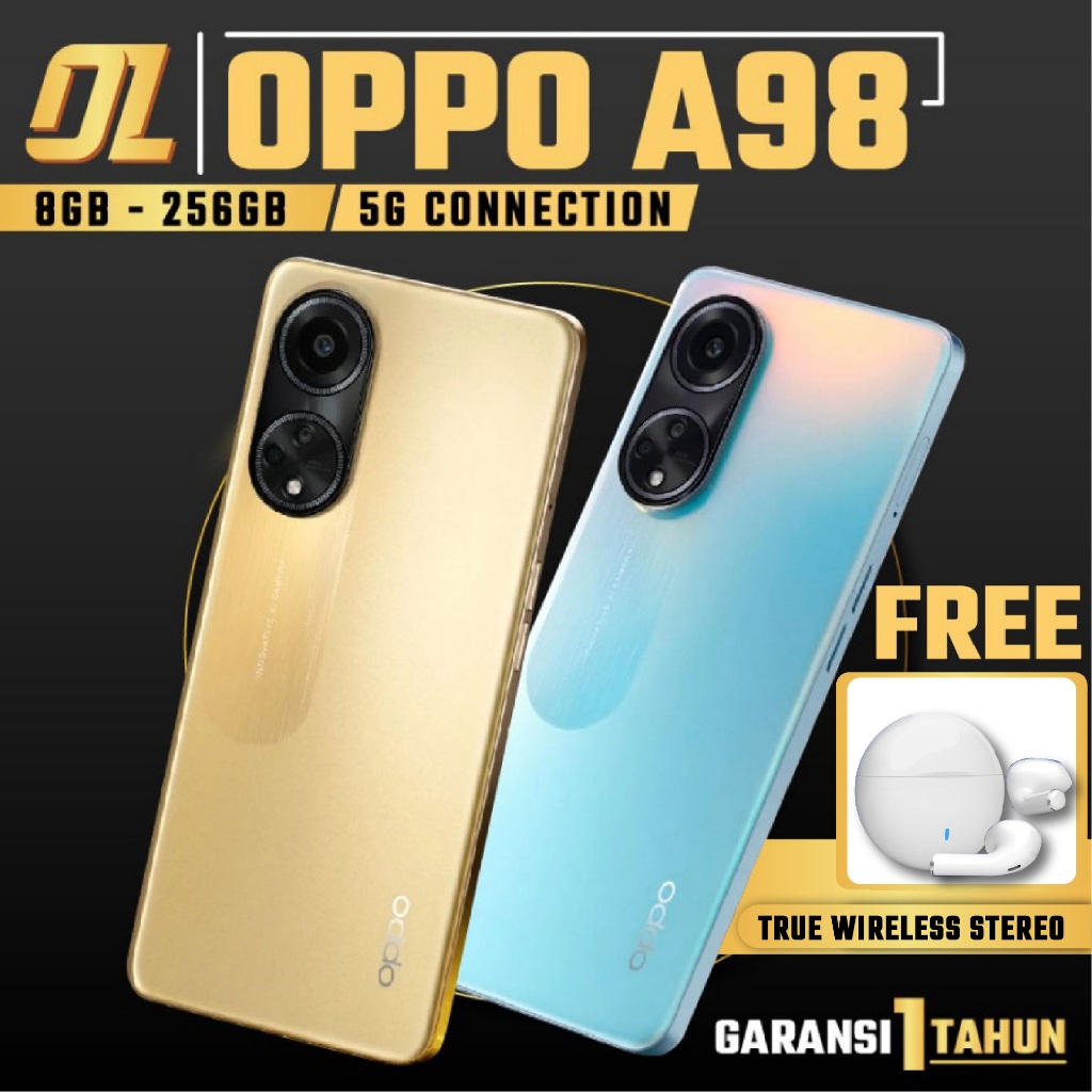 OPPO A98 5G 8/256 GB RAM 8 ROM 256 8GB 256GB HP Smartphone Android