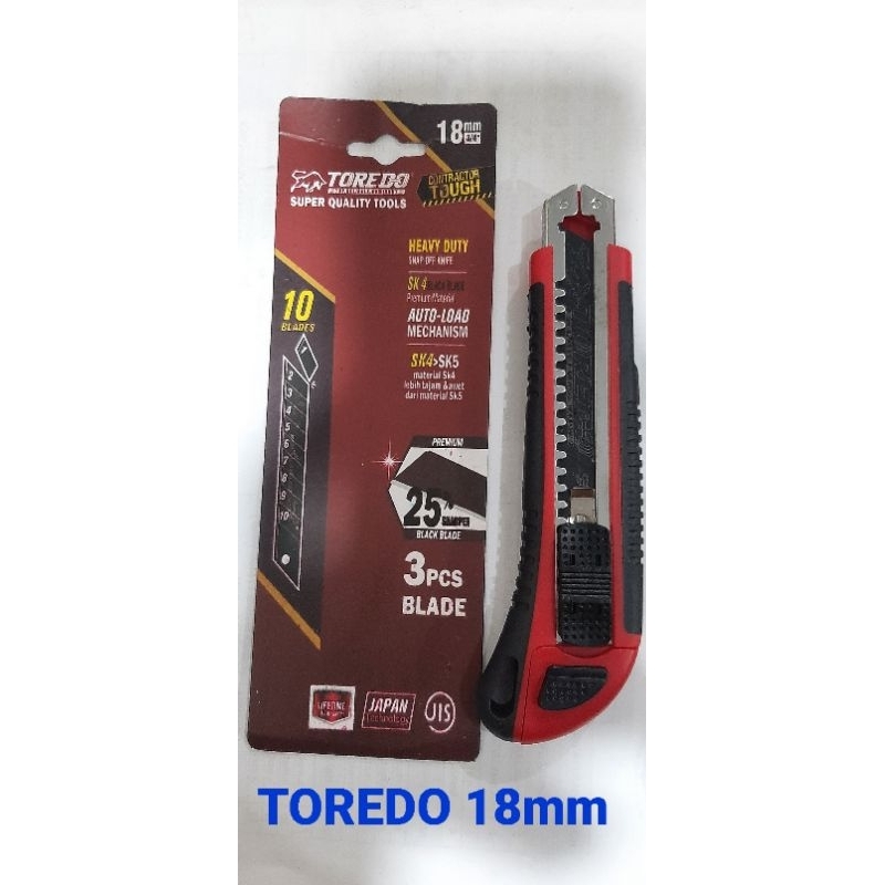 

Cutter Merek Toredo 18mm