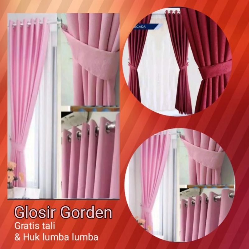 Gorden minimalis jendela dan pintu