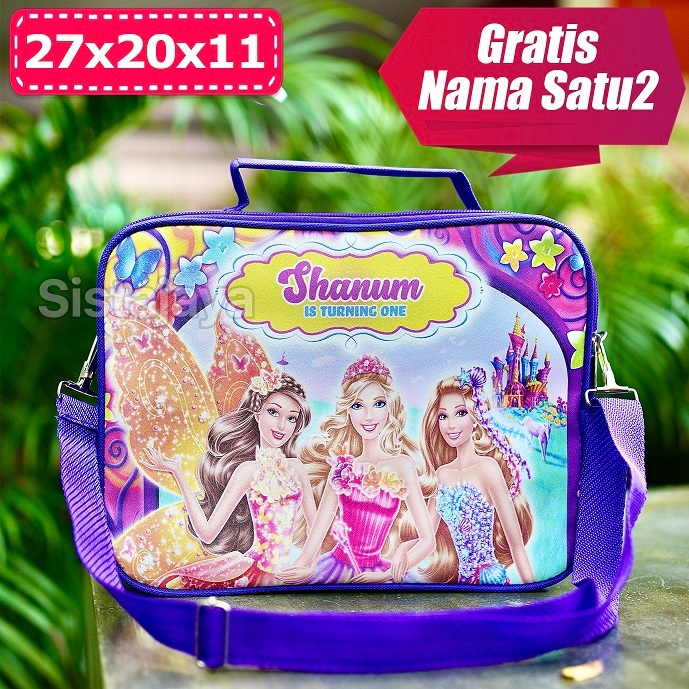 Goodiebag Souvenir Ultah Anak Custom Nama Barbie