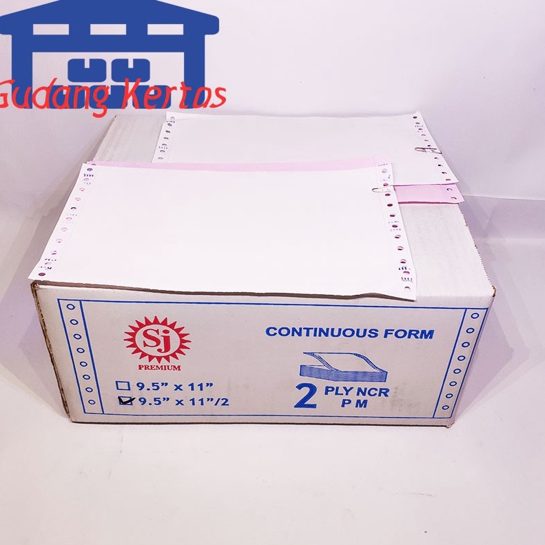 

Hot Sale SJ Premium Continuous Form 9.5" x 11" 2 Ply NCR - PRS BAGI 2 ➦➮✶✺