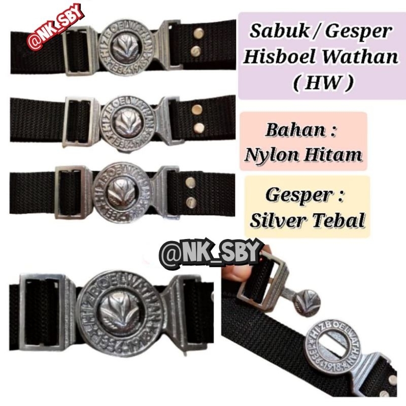 SABUK / IKAT PINGGANG / GESPER HIZBOEL WATHAN ( HW )