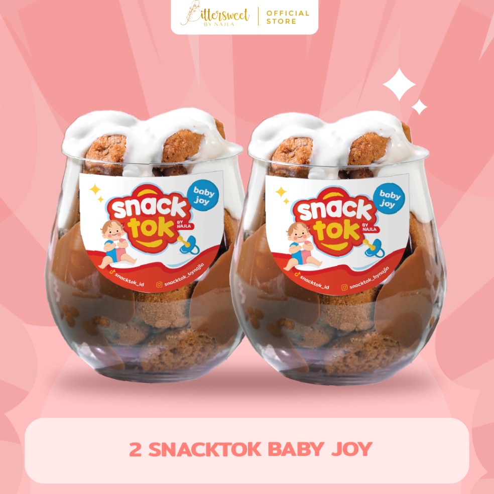 

[PRODUK 0GSBR58] Bittersweet by Najla - Bundle Snacktok Baby Joy 2 Pcs ←Ready