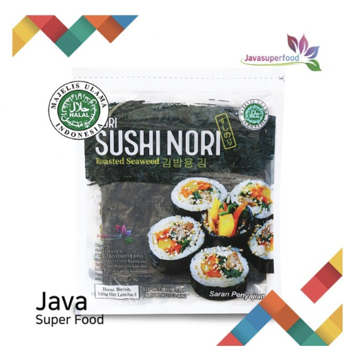 

Sushi Nori Seaweed Rumput Laut Panggang HALAL 20 Sheets/lembar