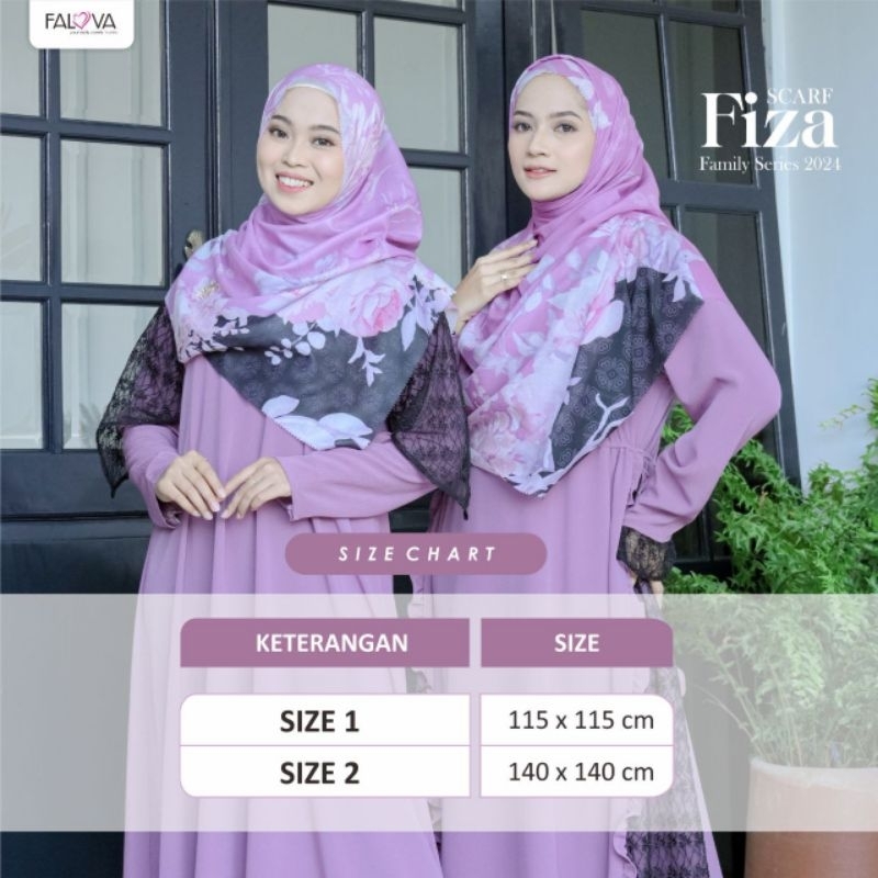 FIZA SCARF by FALOVA [FARHAN FAHIRA FAMILY IED SERIES SARIMBIT 2024]