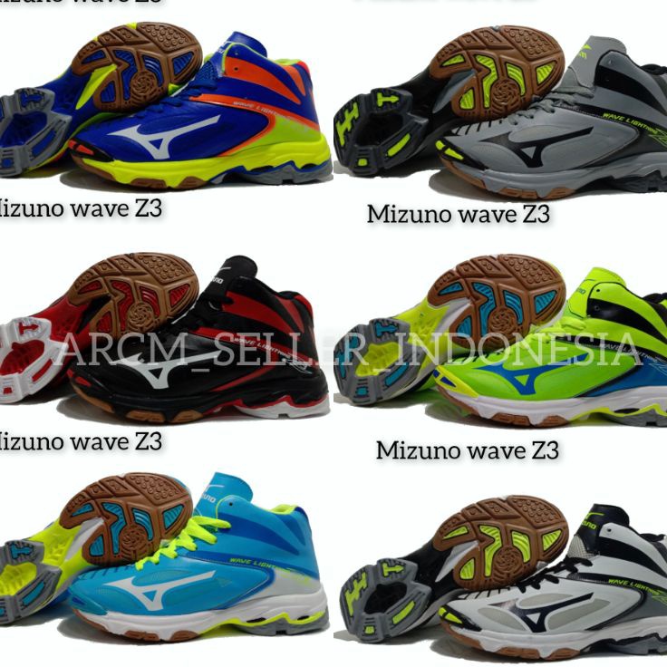 Ready Stok MIZUNO WLZ 3 / SEPATU VOLLY / SEPATU VOLY MIZUNO PREMIUM HIGH ➲➛☆