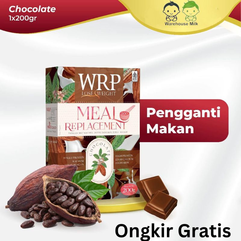 

WRP MEAL REPLACEMENT LOSE WEIGHT 324 gr ( 6 sachet)/400 gr